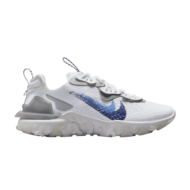 Nike React Vision White Double Blue Swoosh