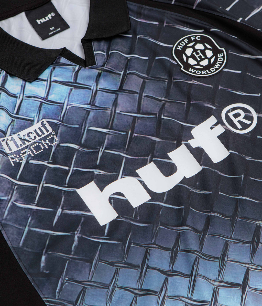HUF Diamond Plate Jersey - Black