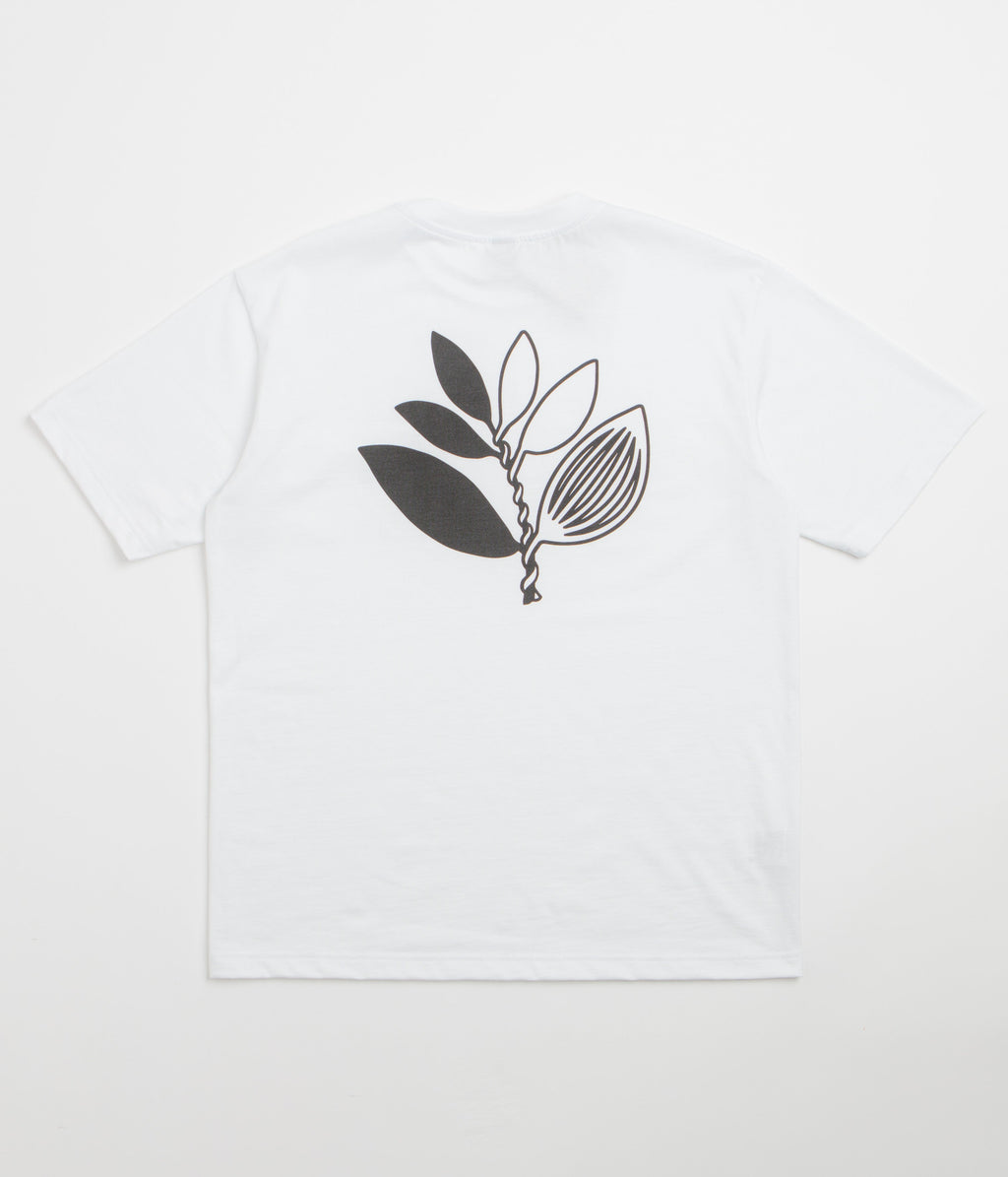 Magenta Yin T-Shirt - White