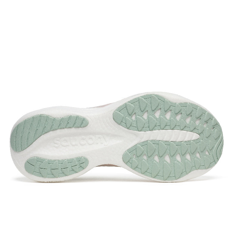 Saucony Women's Ride 19 Running Shoes in Mist/Cameo (Wide)