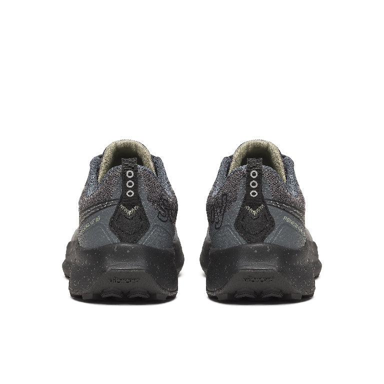 Saucony Men's Peregrine 16 Running Shoes in Carbon/Black (Wide)