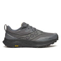 Saucony Men's Peregrine 16 Running Shoes in Carbon/Black (Wide)