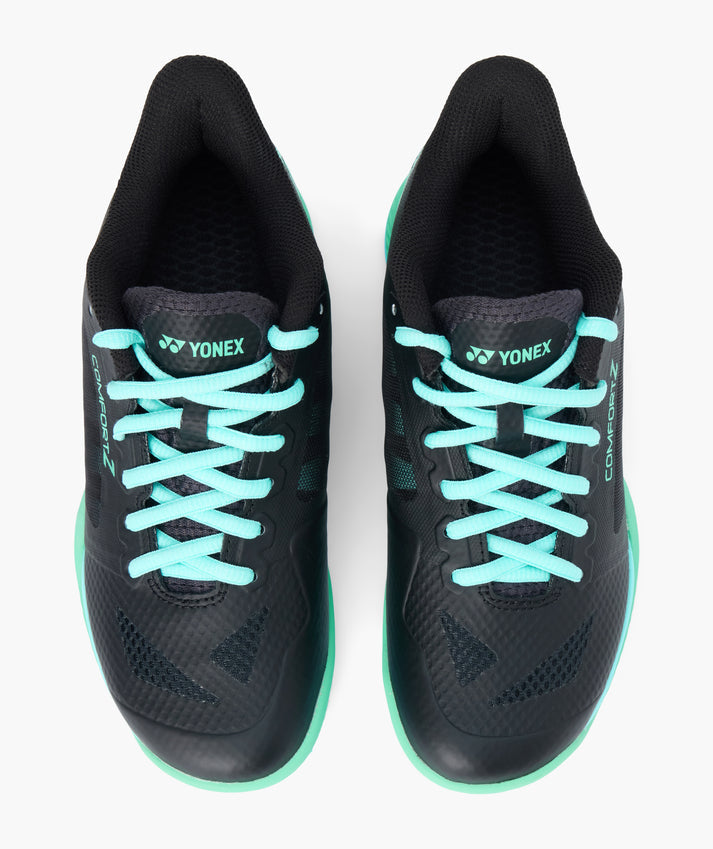 Yonex Power Cushion Comfort Z Tennis Shoes in Black/Mint