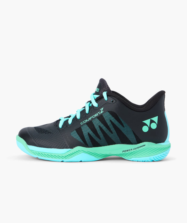 Yonex Power Cushion Comfort Z Tennis Shoes in Black/Mint
