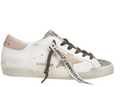 Golden Goose Super-Star Glitter White Platinum Yellow (Women'S)