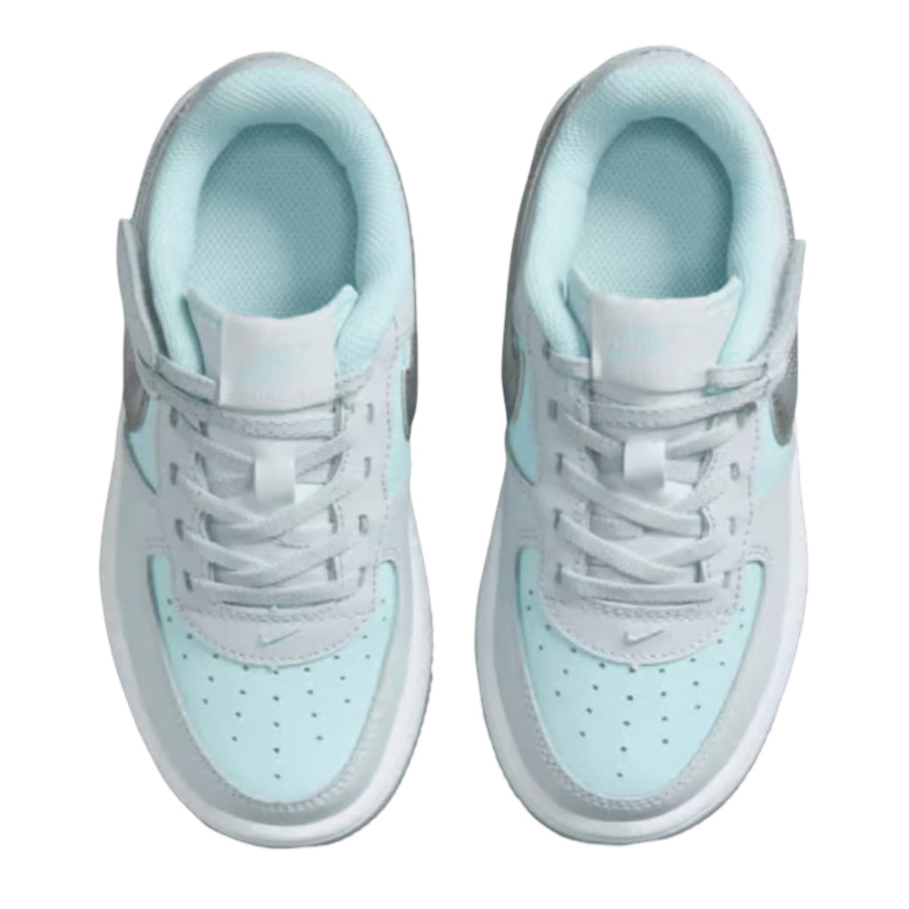 Nike Force 1 Low Easyon Pure Platinum Glacier Blue (Ps)