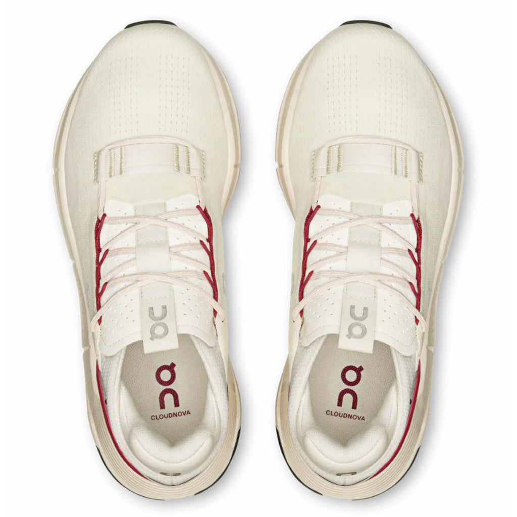 On Running Cloudnova 2 Ivory Grenadine (W)