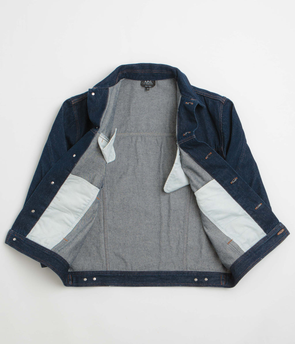 A.P.C. Elvis Jacket - Washed Indigo