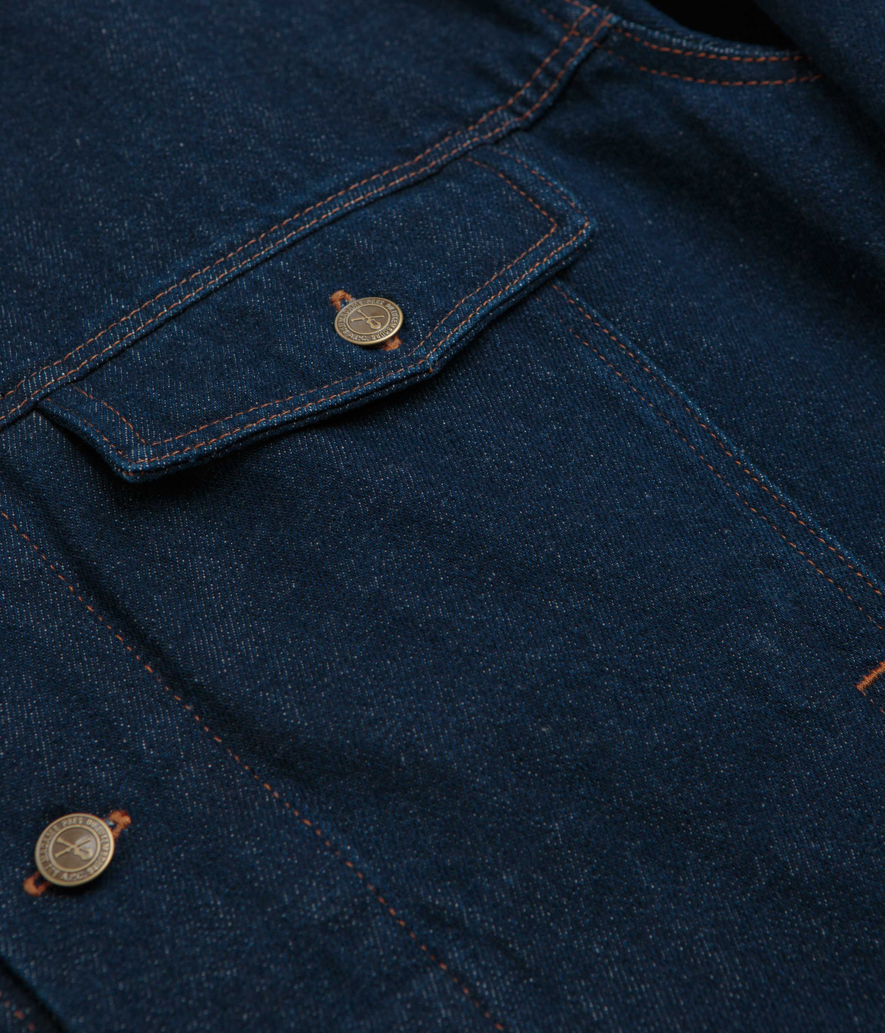 A.P.C. Elvis Jacket - Washed Indigo