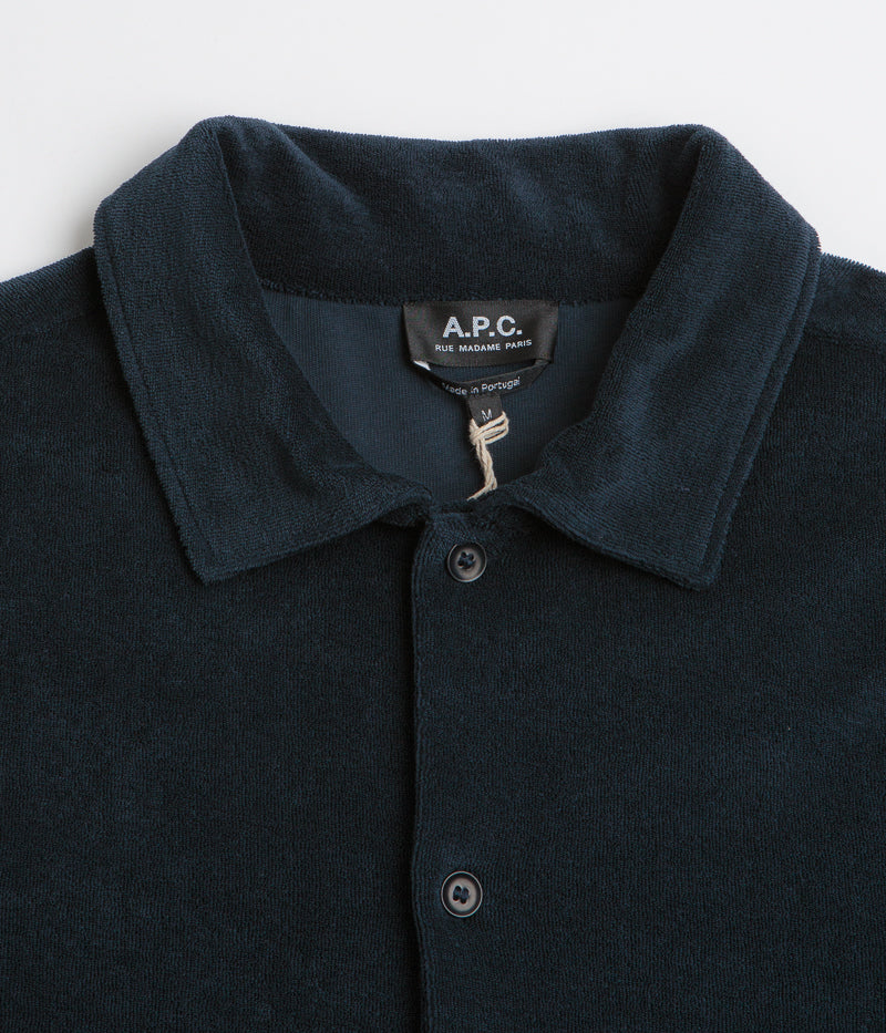 A.P.C. Nicolo Short Sleeve Shirt - Dark Navy