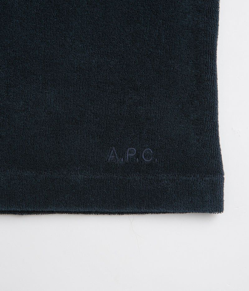 A.P.C. Nicolo Short Sleeve Shirt - Dark Navy