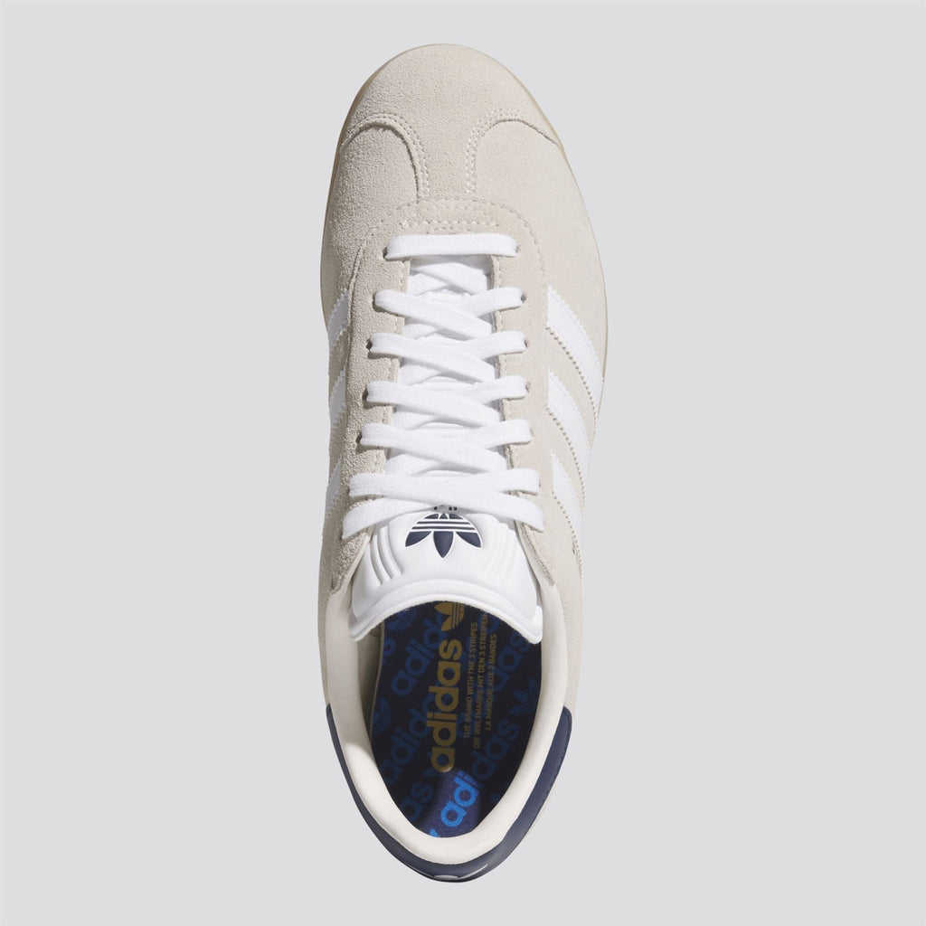 Gazelle Spikeless Golf Shoes Chalk White/Footwear White/Night Indigo