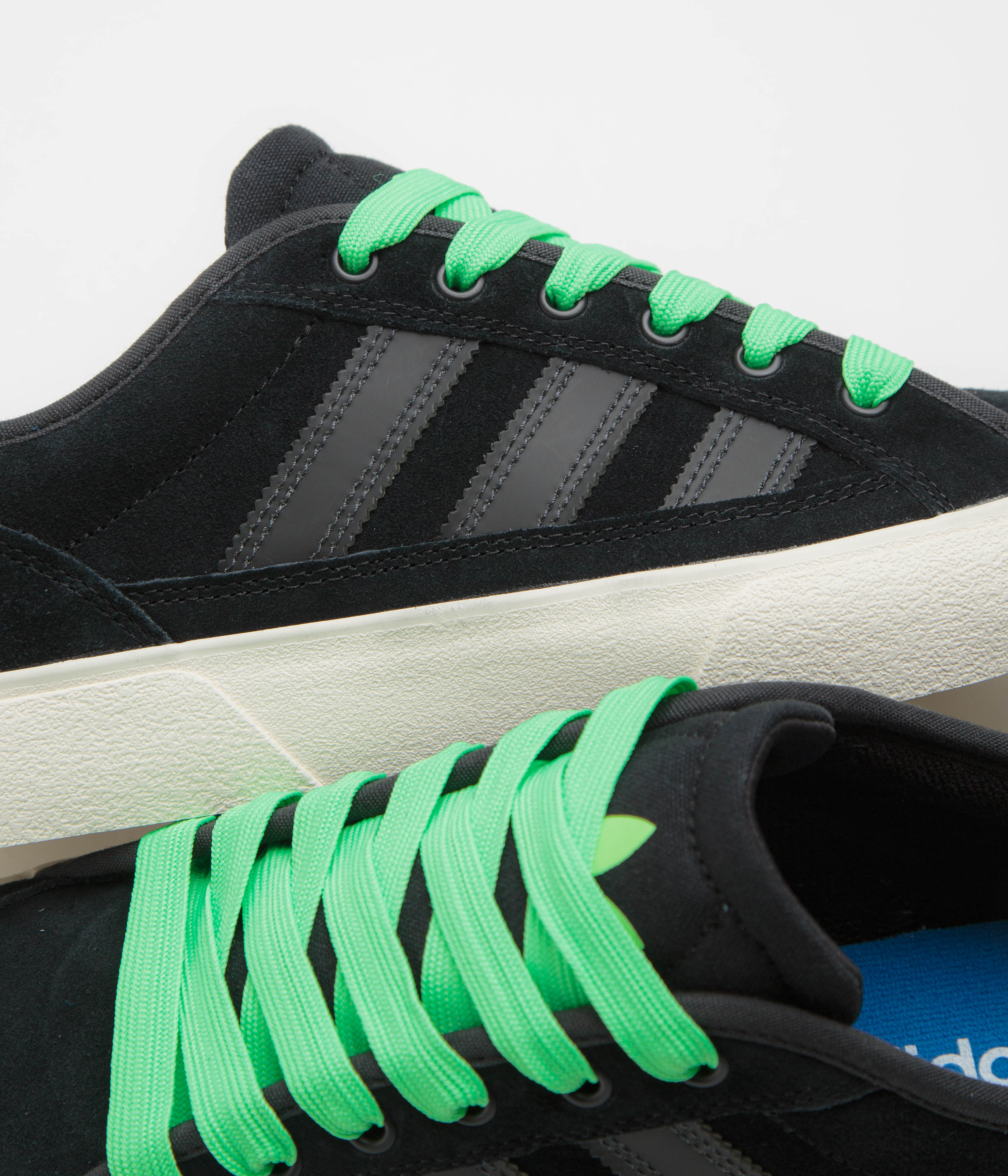 Adidas Court TNS Premiere Shoes - Core Black / Carbon / Lime Burst
