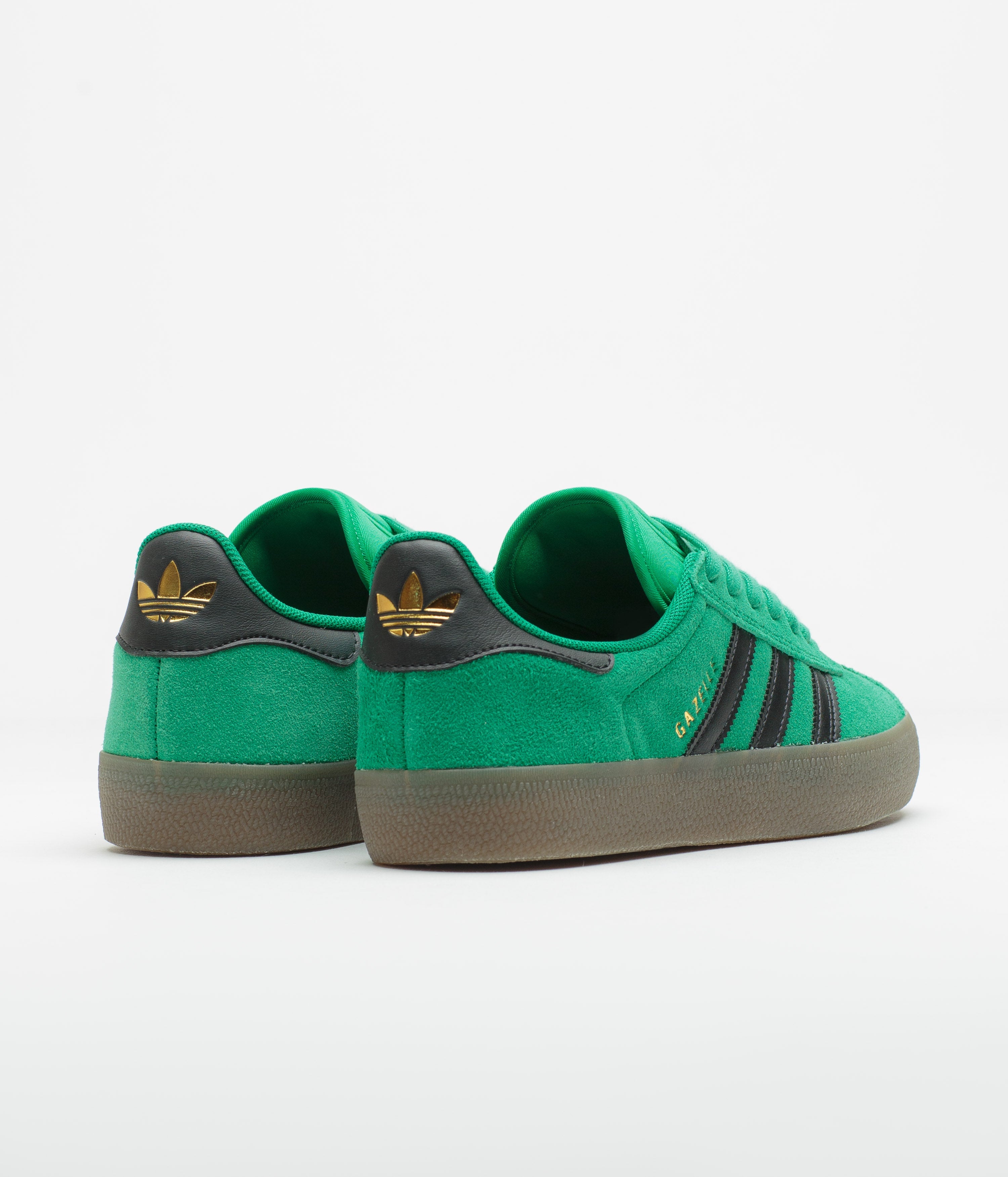 Adidas Gazelle ADV Shoes - Court Green / Core Black / Gum5