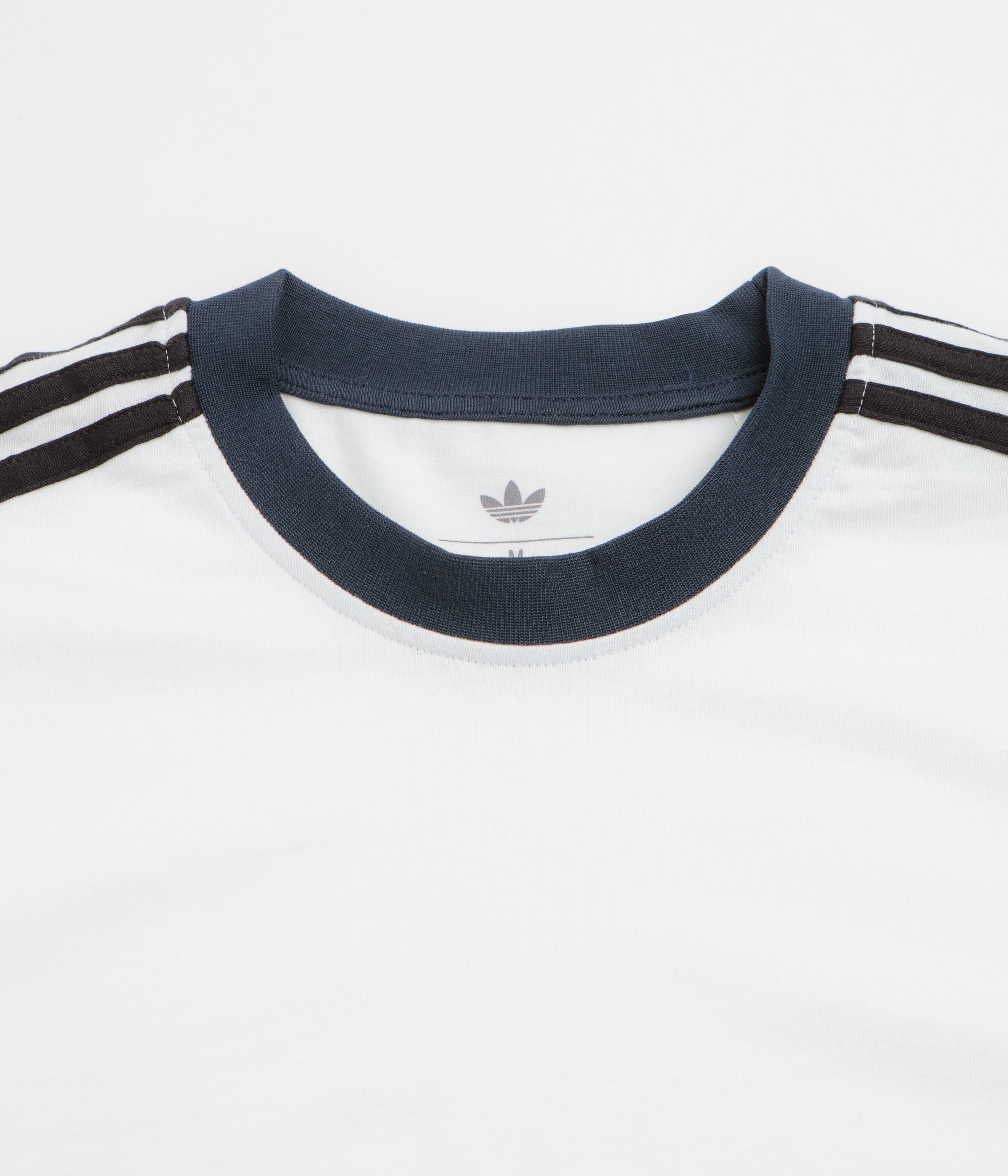 Adidas Ringer T-Shirt - White / Aurora Ink