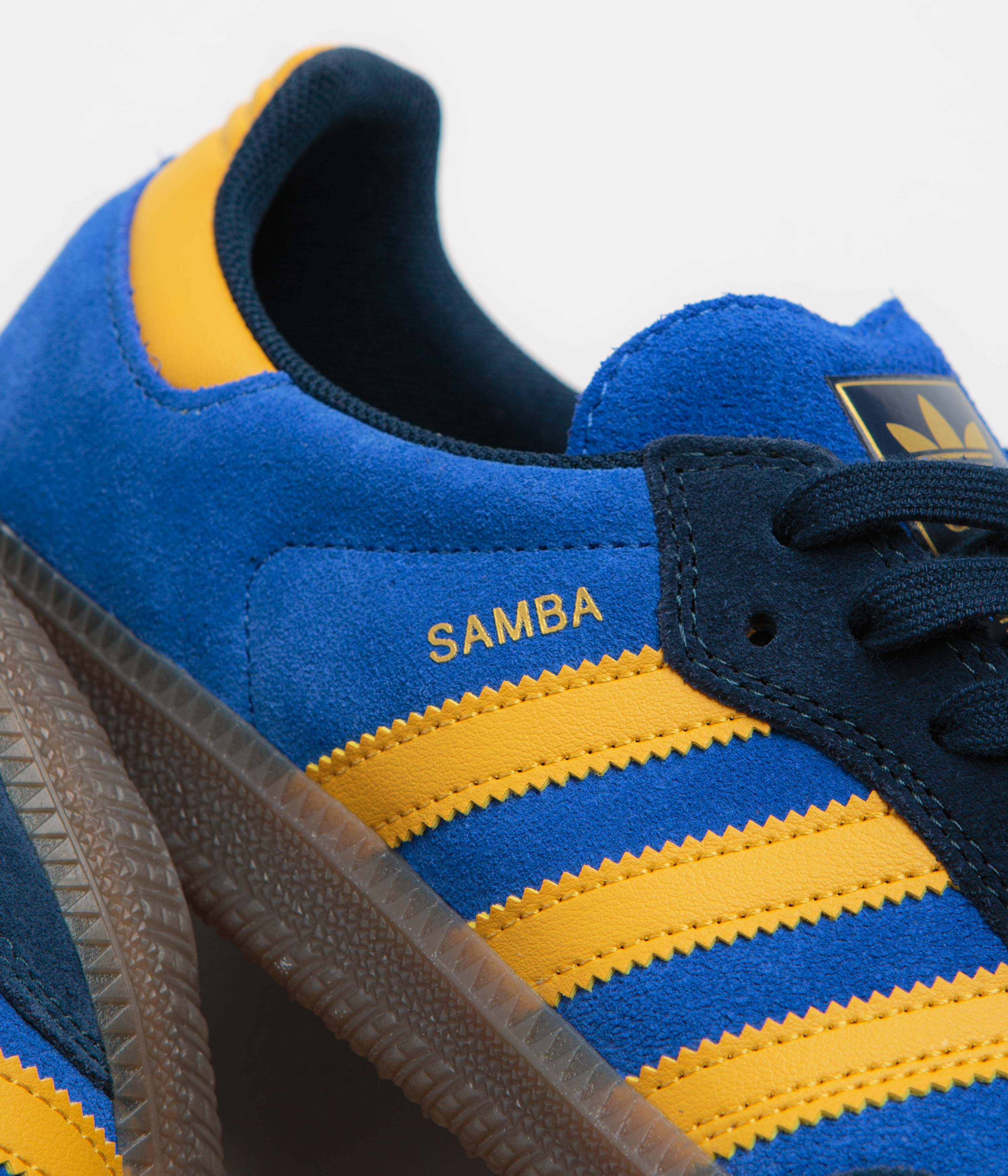 Adidas Samba ADV Shoes - Collegiate Navy / Preloved Yellow / Team Royal Blue