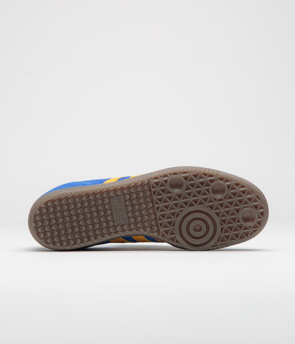 Adidas Samba ADV Shoes - Collegiate Navy / Preloved Yellow / Team Royal Blue