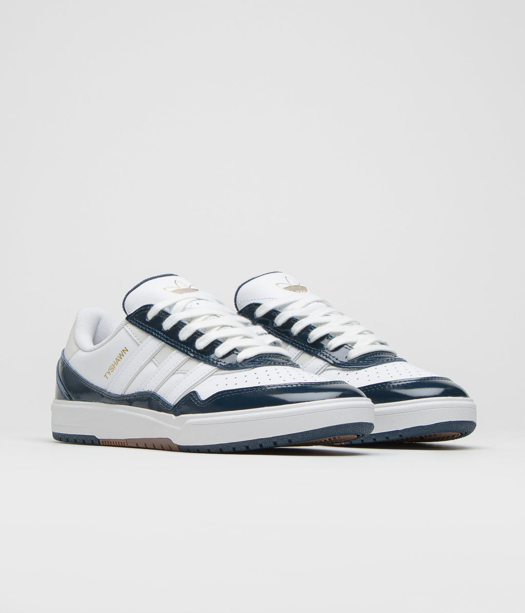 Adidas Tyshawn II Shoes - Collegiate Navy / FTWR White / Grey One