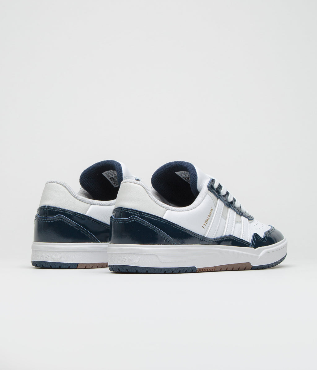 Adidas Tyshawn II Shoes - Collegiate Navy / FTWR White / Grey One