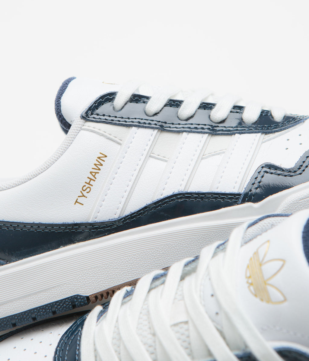 Adidas Tyshawn II Shoes - Collegiate Navy / FTWR White / Grey One
