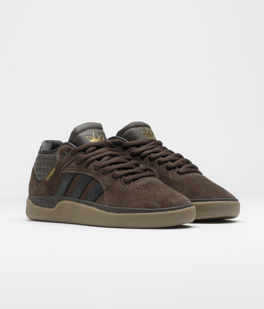 Adidas Tyshawn Shoes - Carbon / Aurora Coffee / Carbon