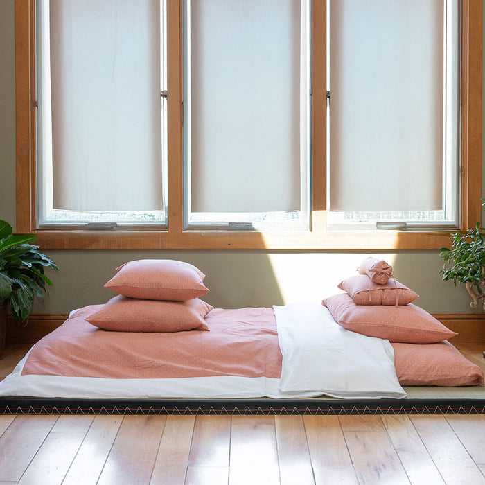 Akebono Pink Throw Pillow