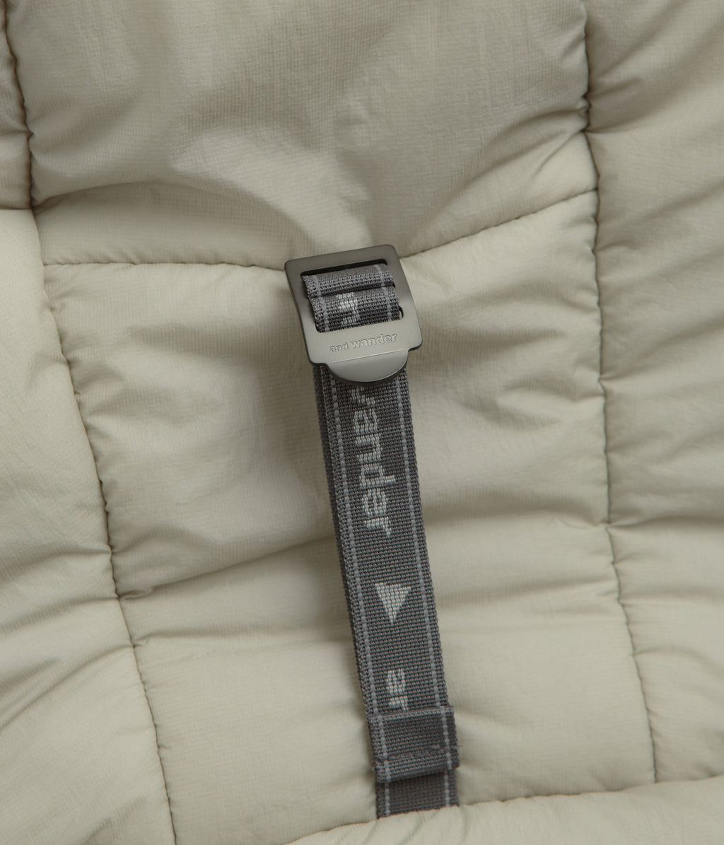 and wander x Maison Kitsune Nordic Border Insulation Jacket - Light Beige