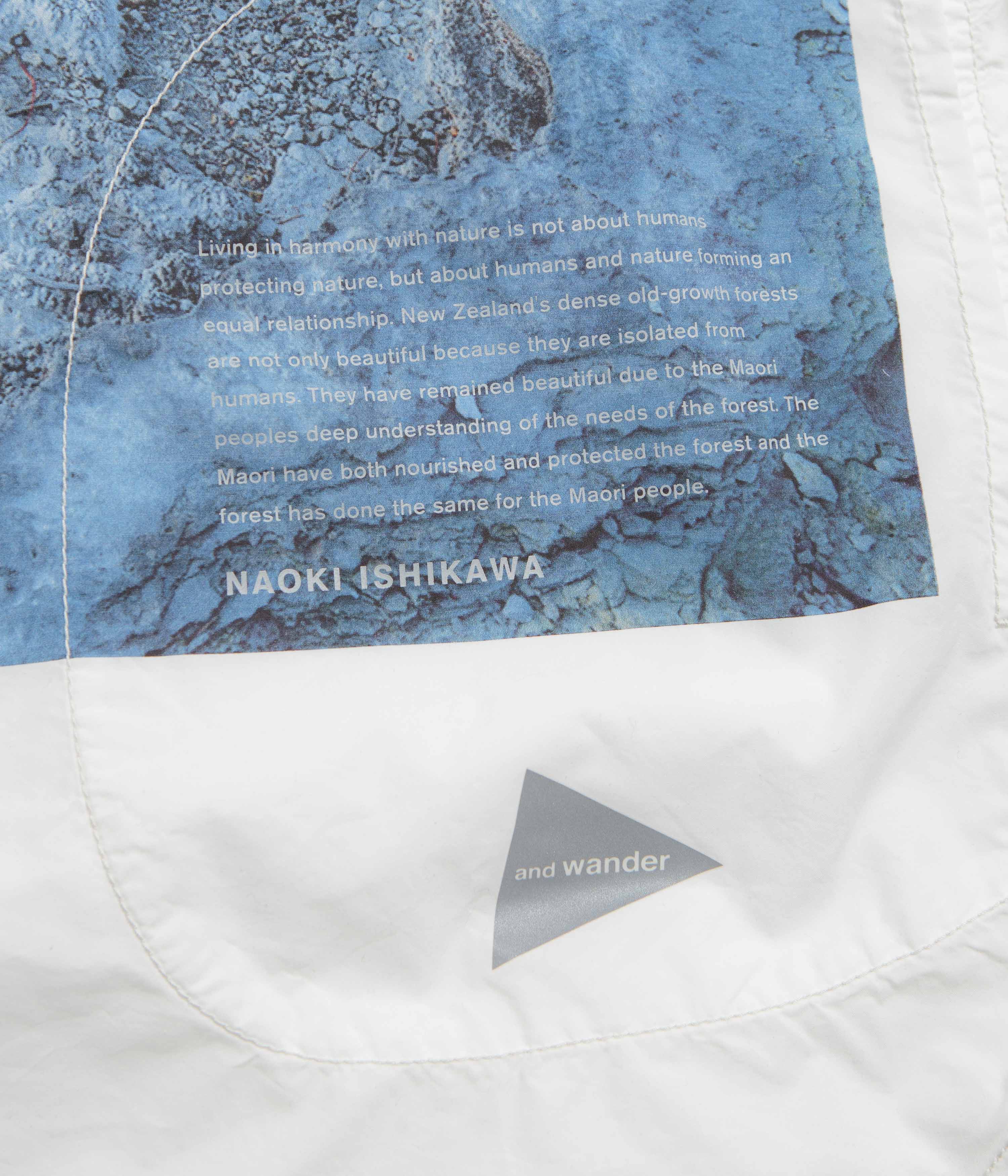 and wander x Naoki Ishikawa The Void Sea Shirt - White