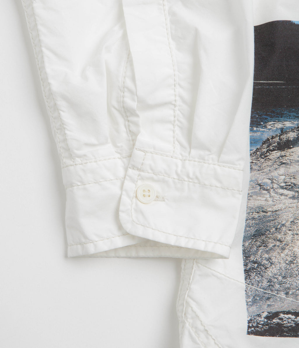 and wander x Naoki Ishikawa The Void Sea Shirt - White