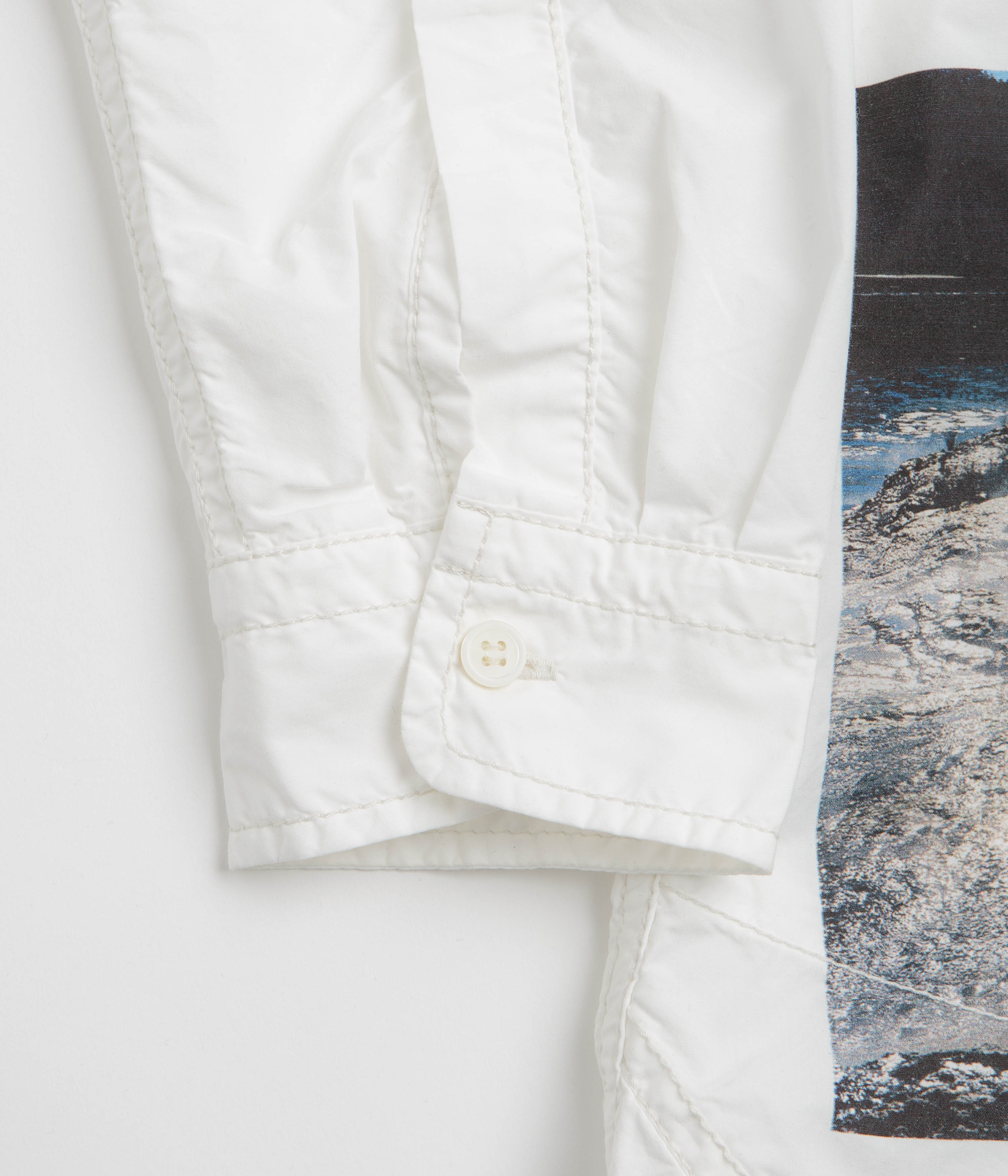 and wander x Naoki Ishikawa The Void Sea Shirt - White