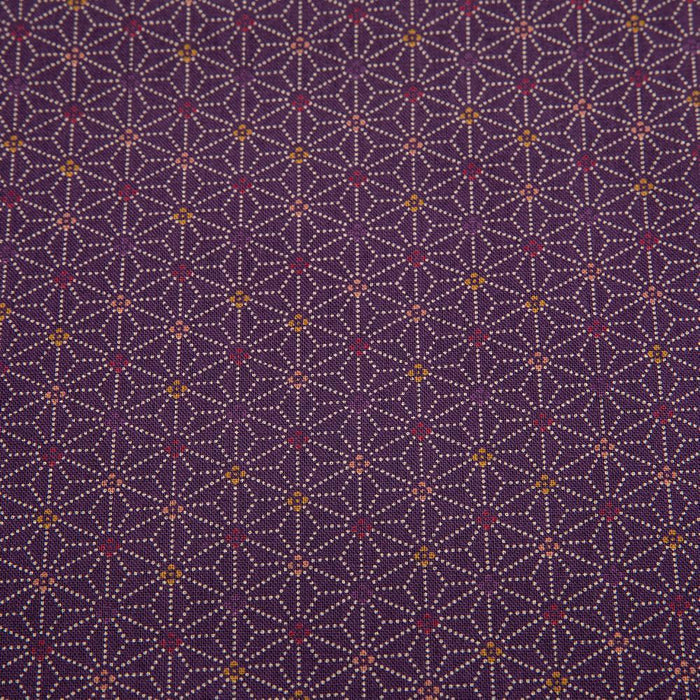 Asa No Ha Purple Noren Japanese Door Curtain
