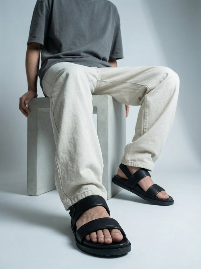Black SD4 Sandals