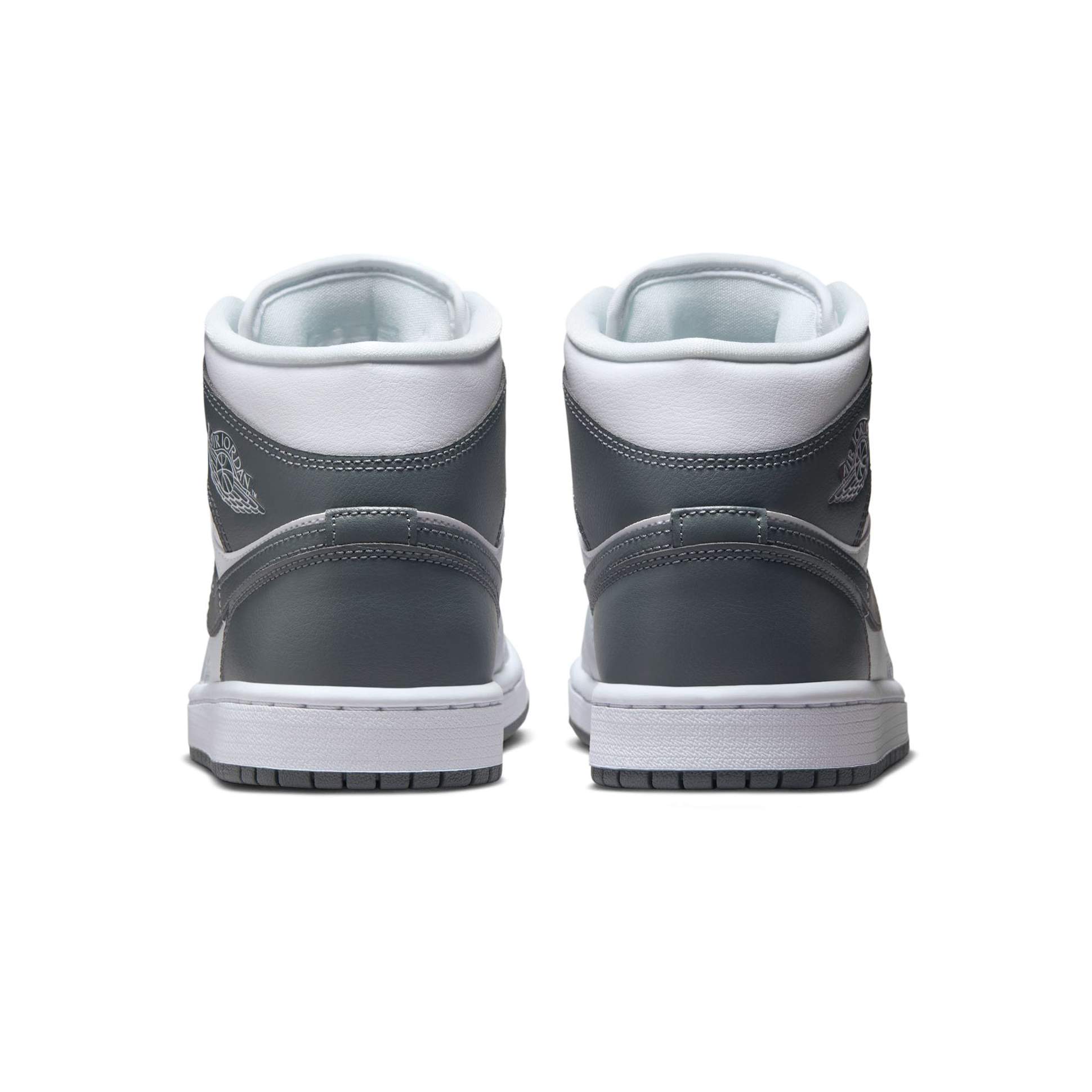 Women's Jordan 1 Mid White/Smoke Grey-Pure Platinum (BQ6472 113)