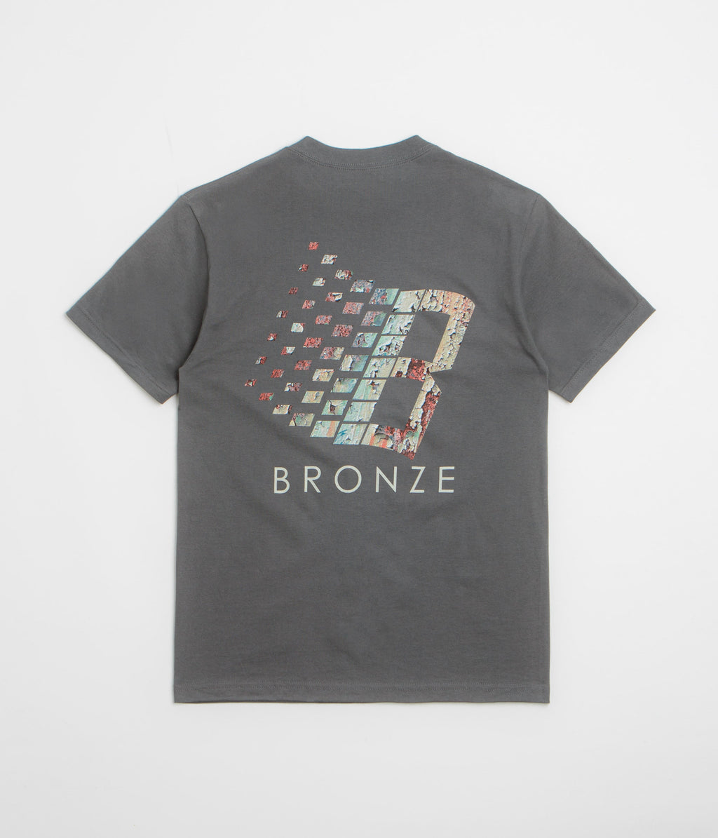 Bronze 56K Rust Logo T-Shirt - Black
