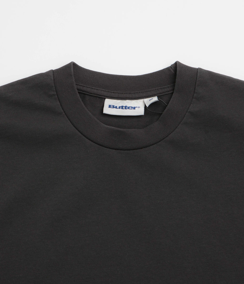 Butter Goods Basic T-Shirt - Washed Black / Black