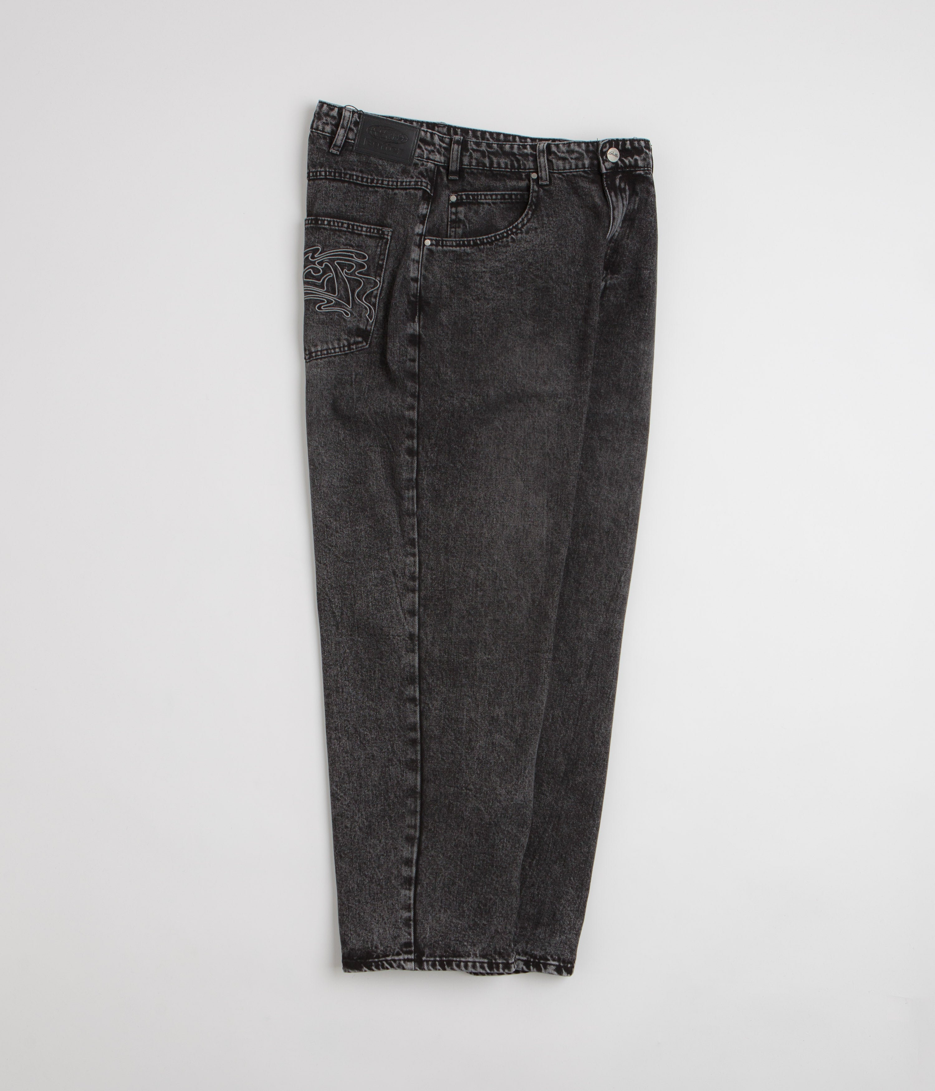 Butter Goods Drummer Baggy Jeans - Streaky Black