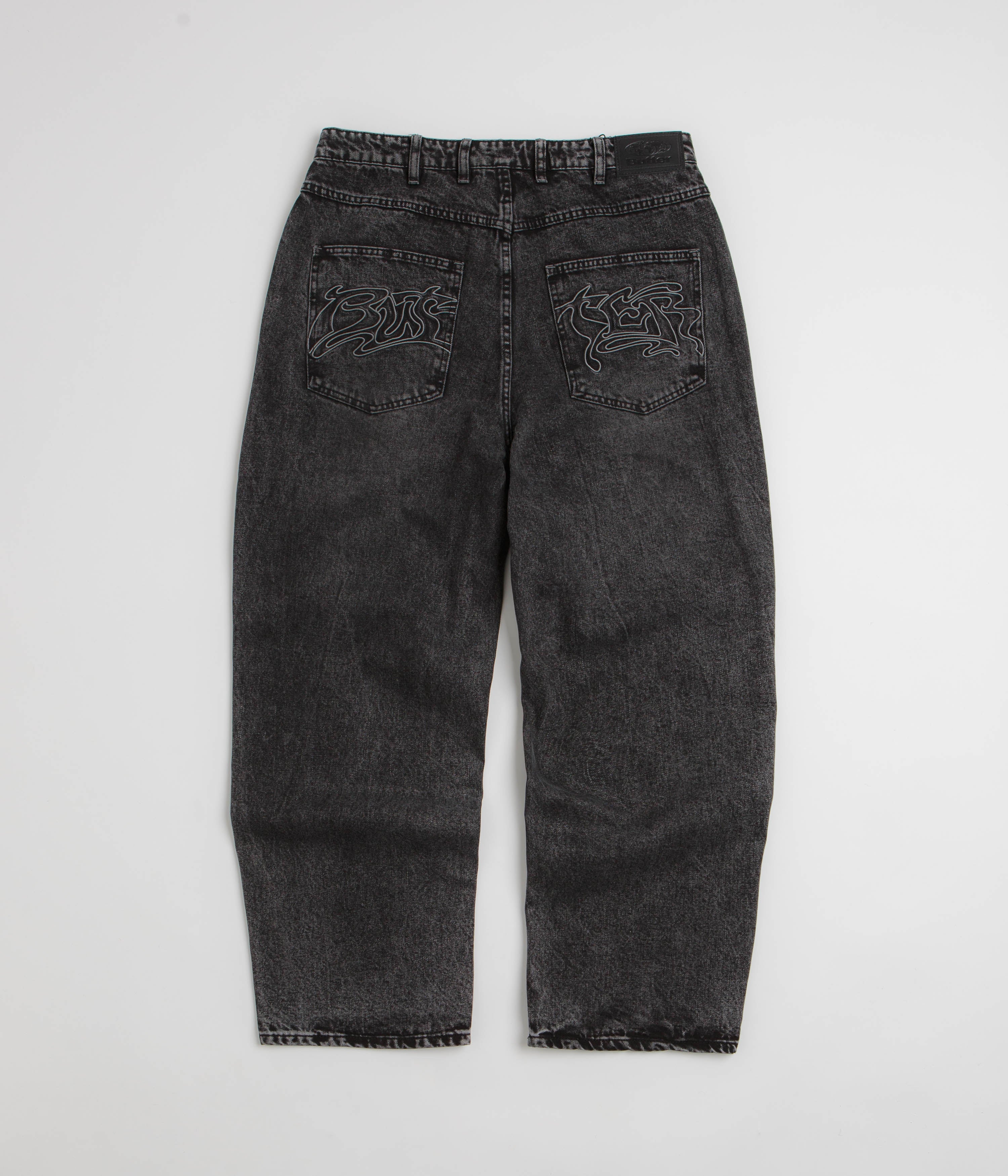 Butter Goods Drummer Baggy Jeans - Streaky Black