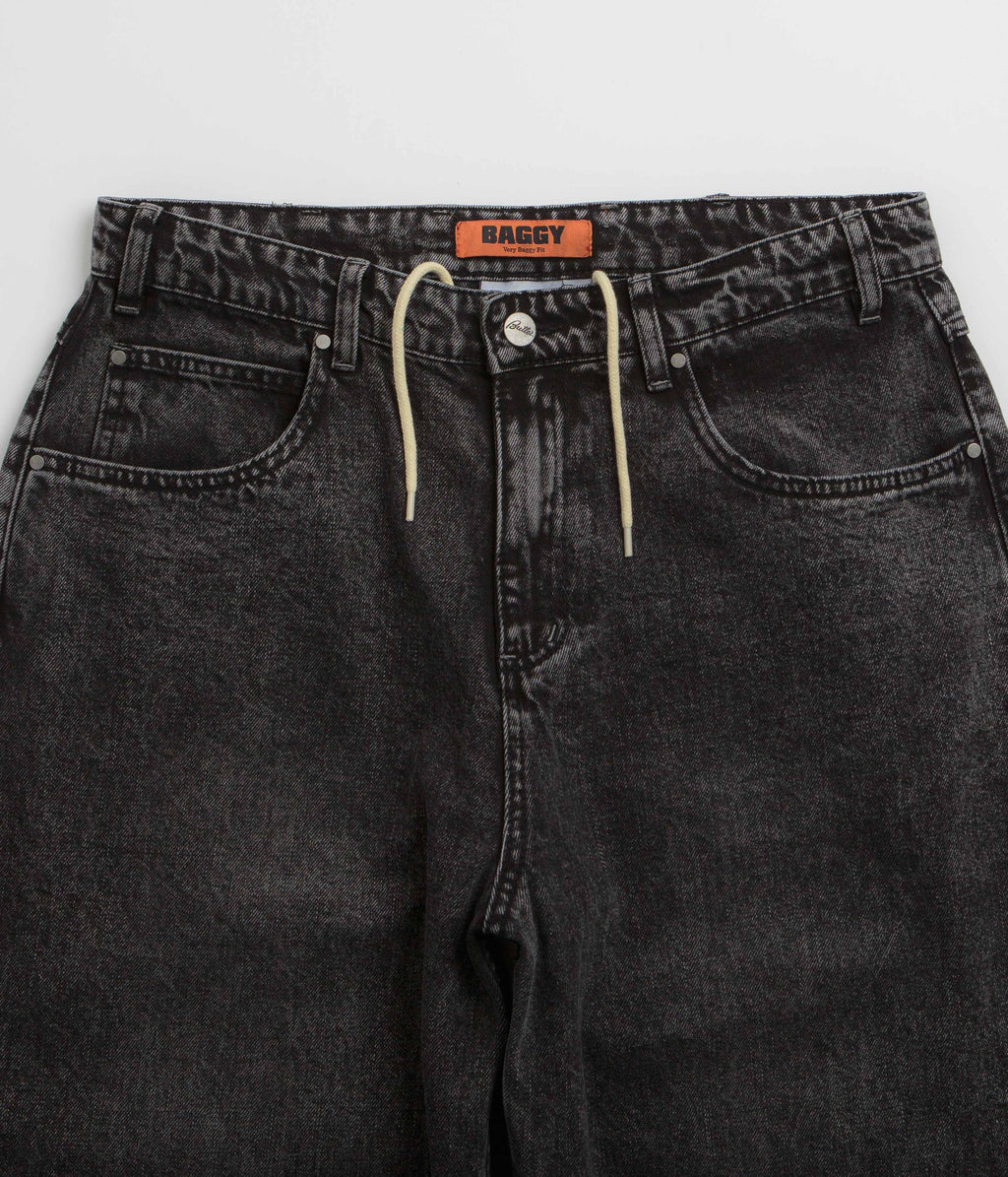 Butter Goods Drummer Baggy Jeans - Streaky Black