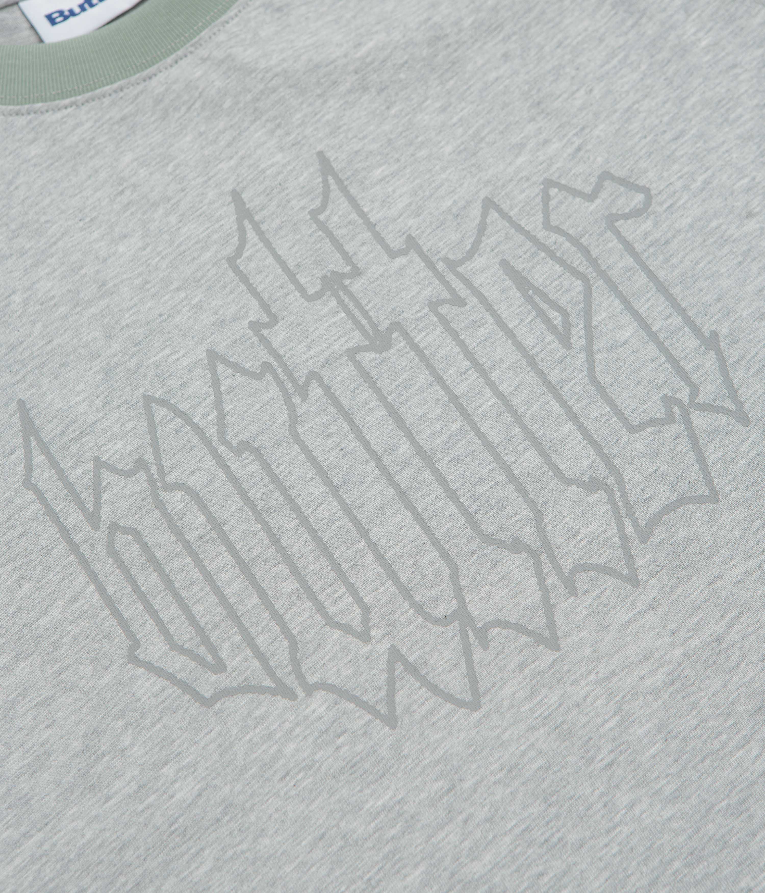 Butter Goods Harvest Raglan T-Shirt - Mint / Heather