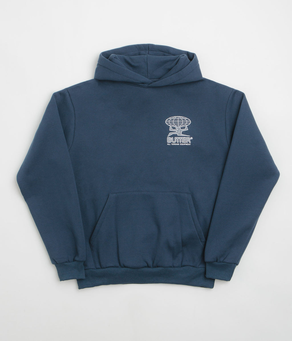 Butter Goods Terrain Hoodie - Navy / White