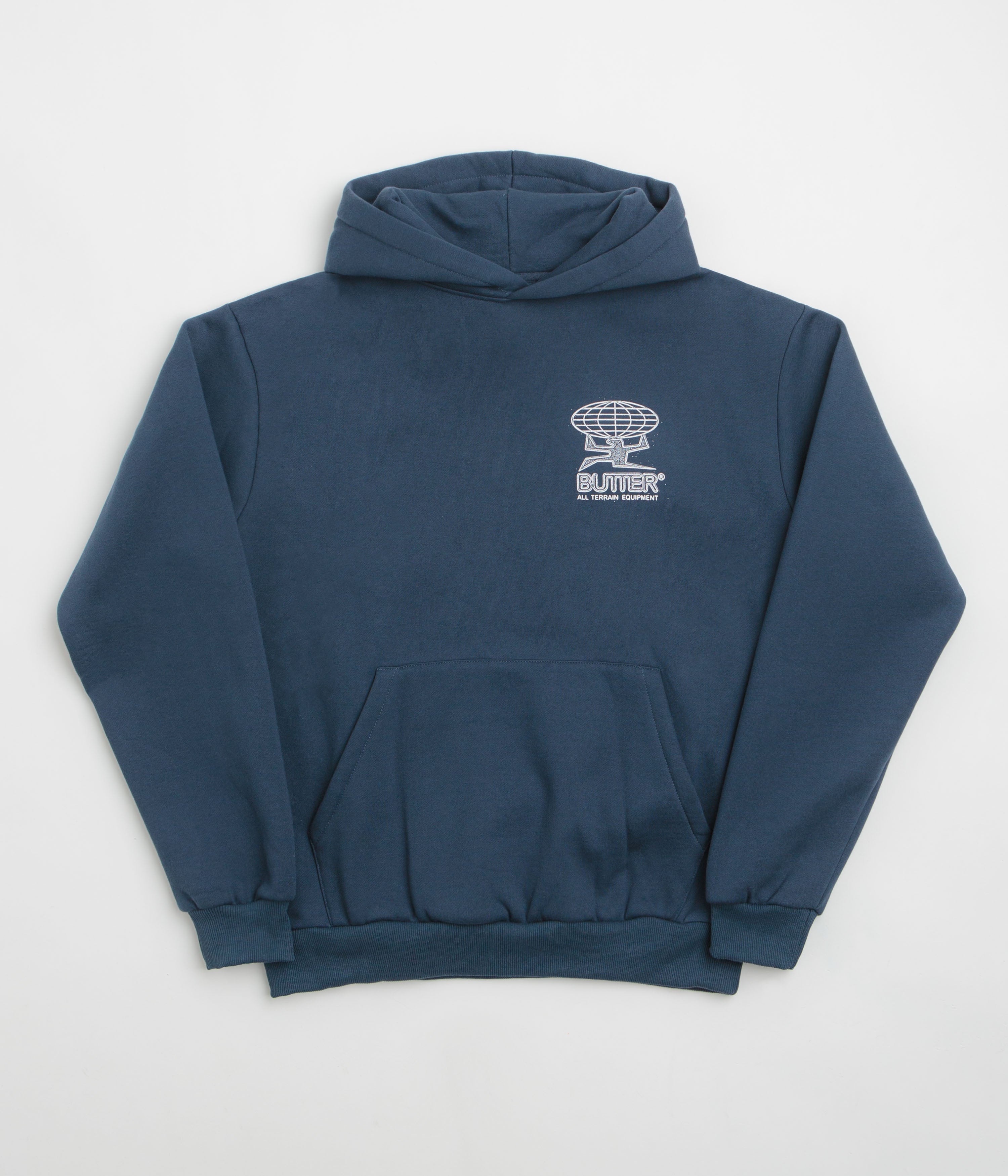Butter Goods Terrain Hoodie - Navy / White