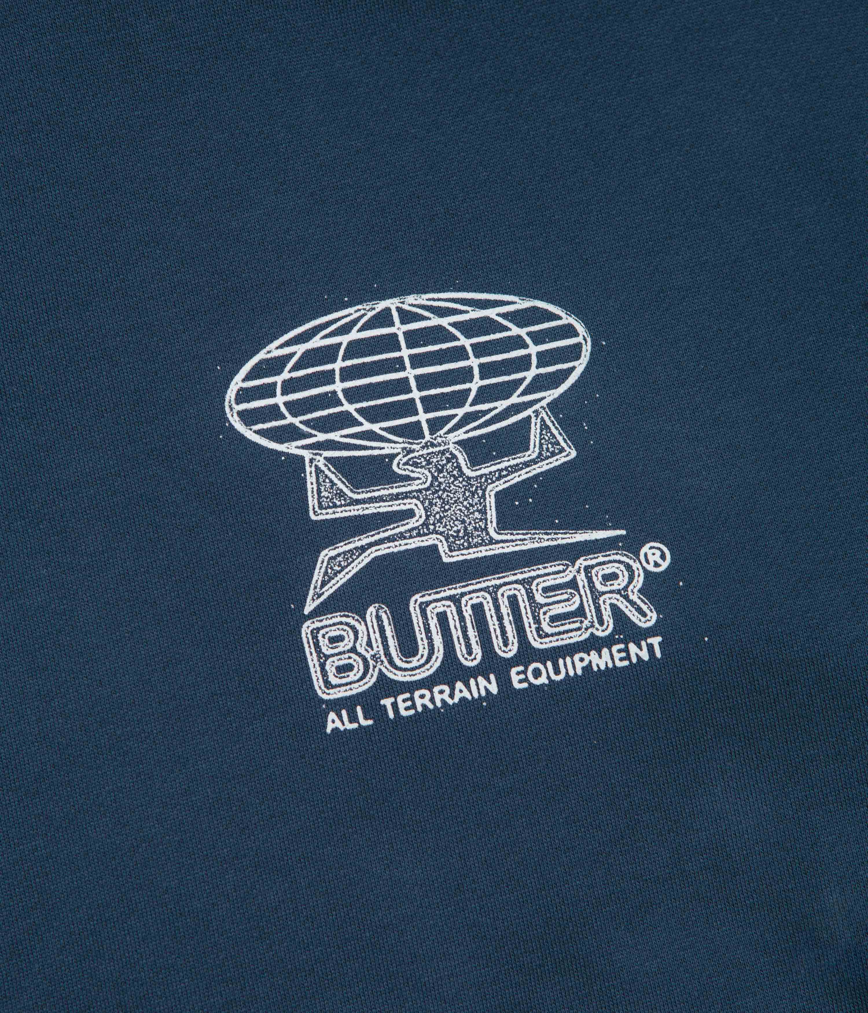 Butter Goods Terrain Hoodie - Navy / White