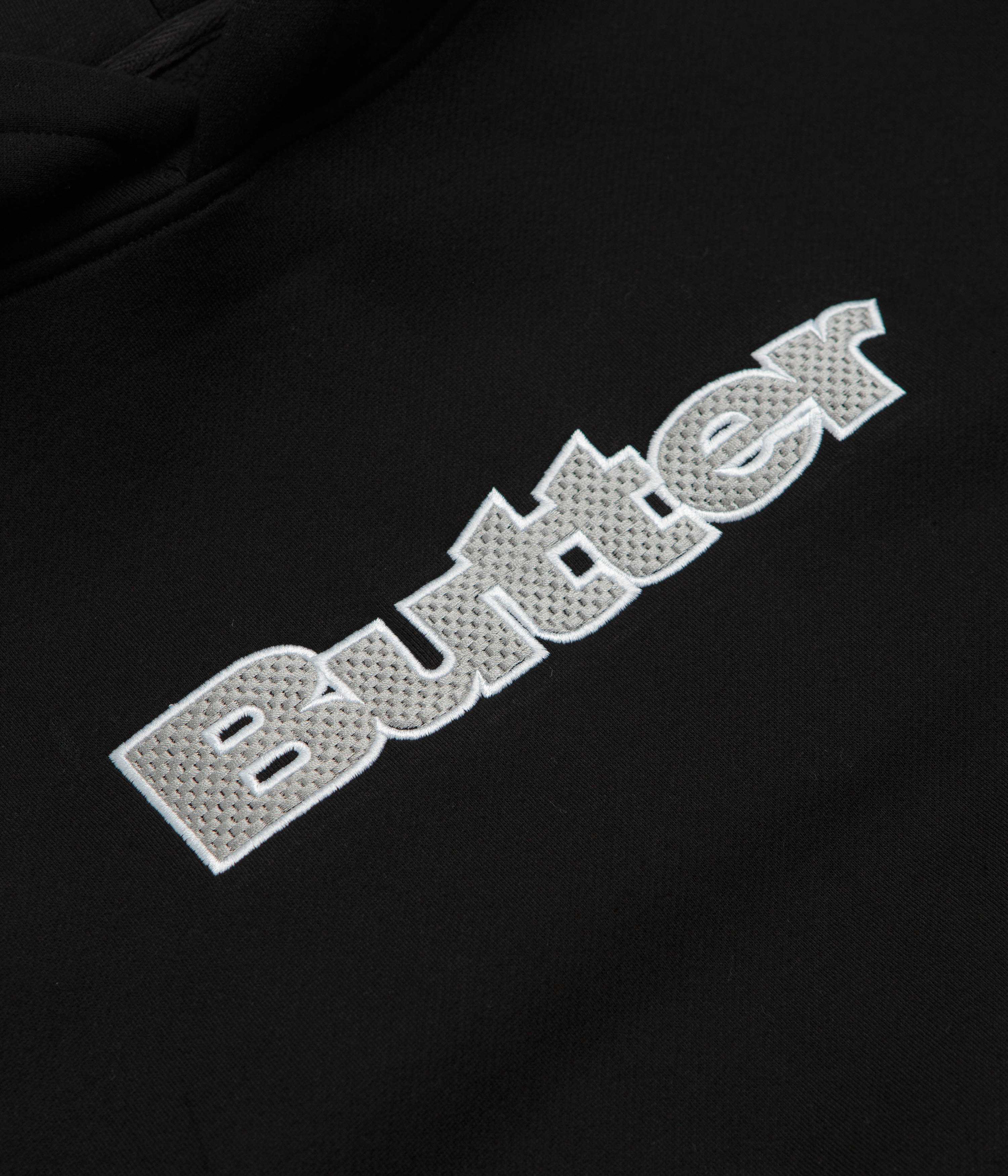 Butter Goods Textured Logo Hoodie - Black