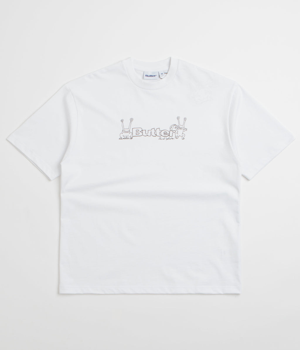 Butter Goods x Daniel Johnston Frog Logo T-Shirt - White