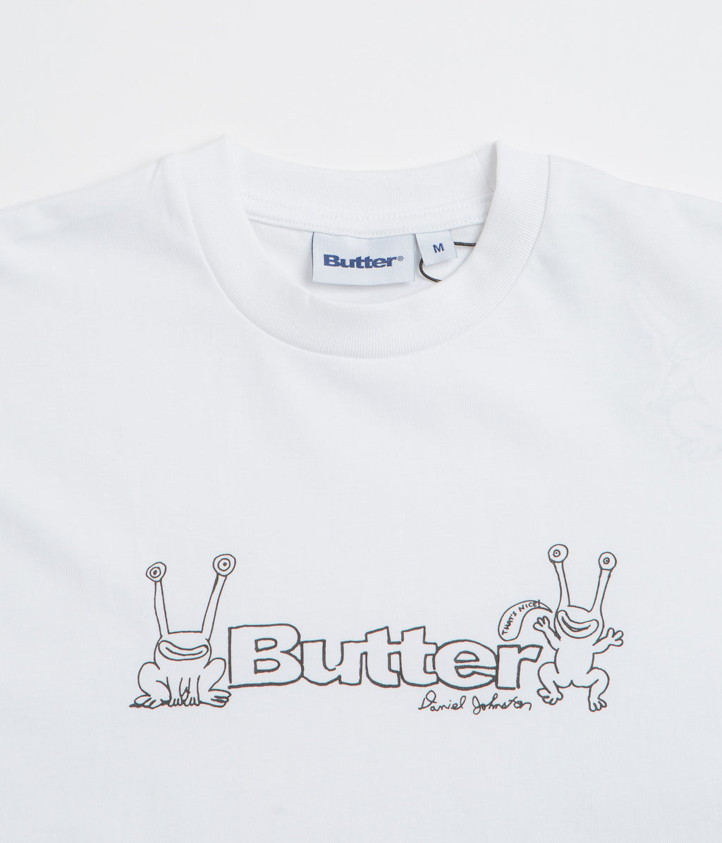 Butter Goods x Daniel Johnston Frog Logo T-Shirt - White