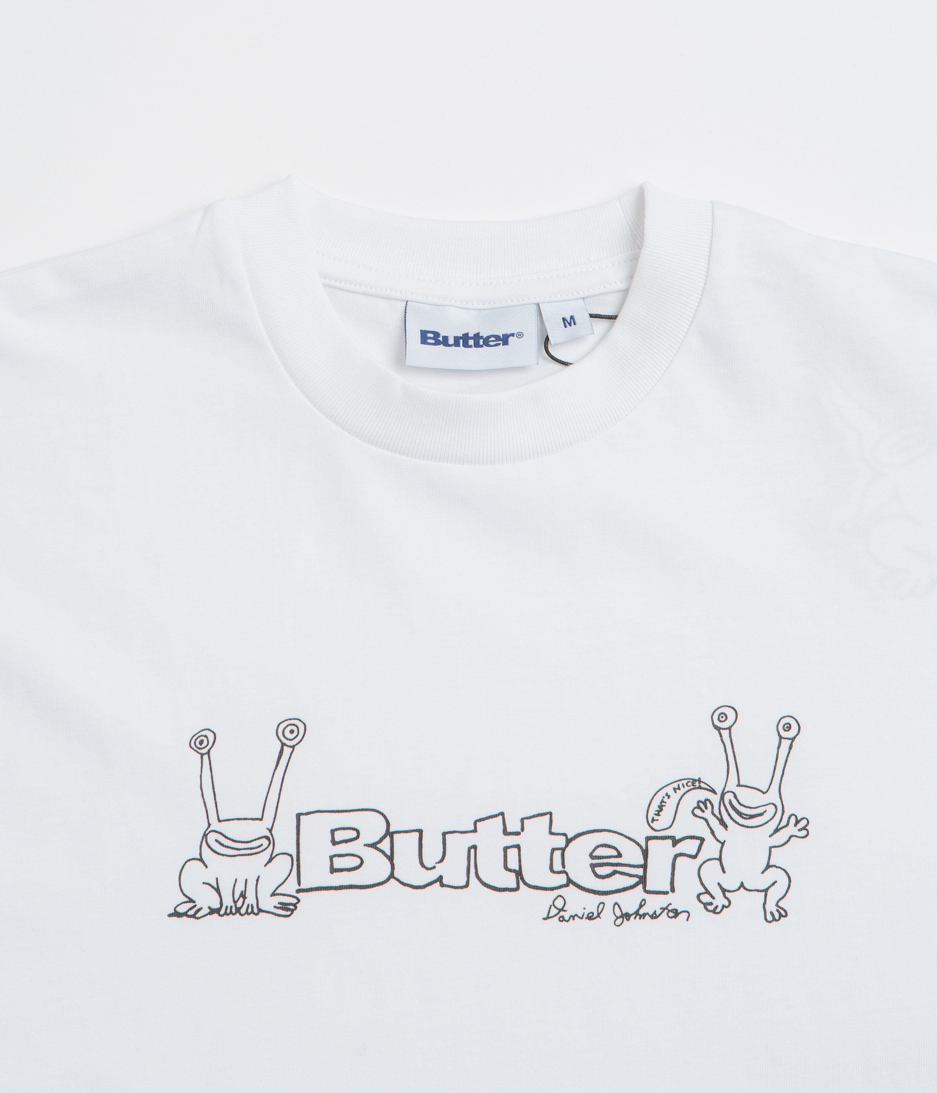 Butter Goods x Daniel Johnston Frog Logo T-Shirt - White