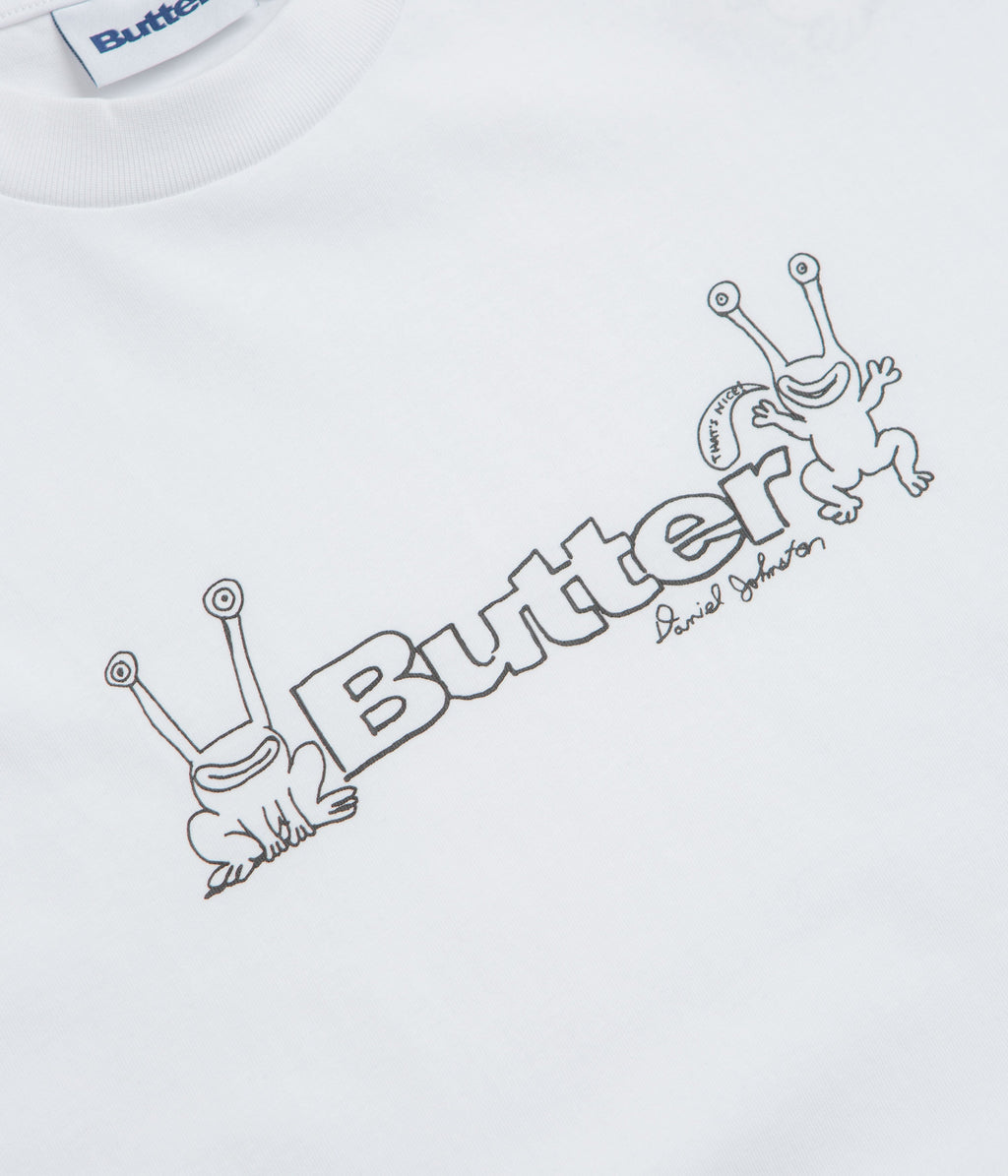 Butter Goods x Daniel Johnston Frog Logo T-Shirt - White
