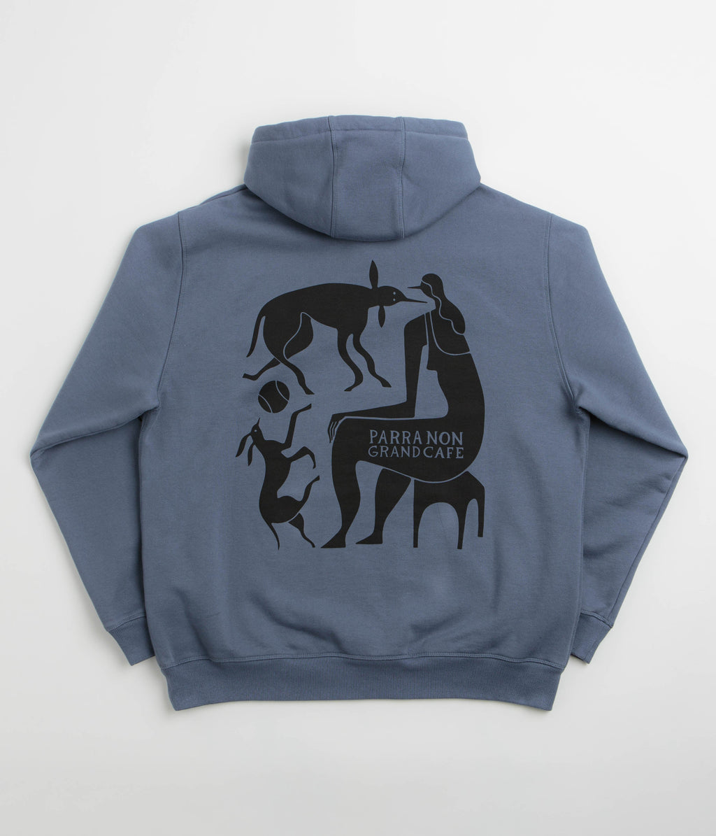 by Parra Non Grand Cafe Hoodie - Blue