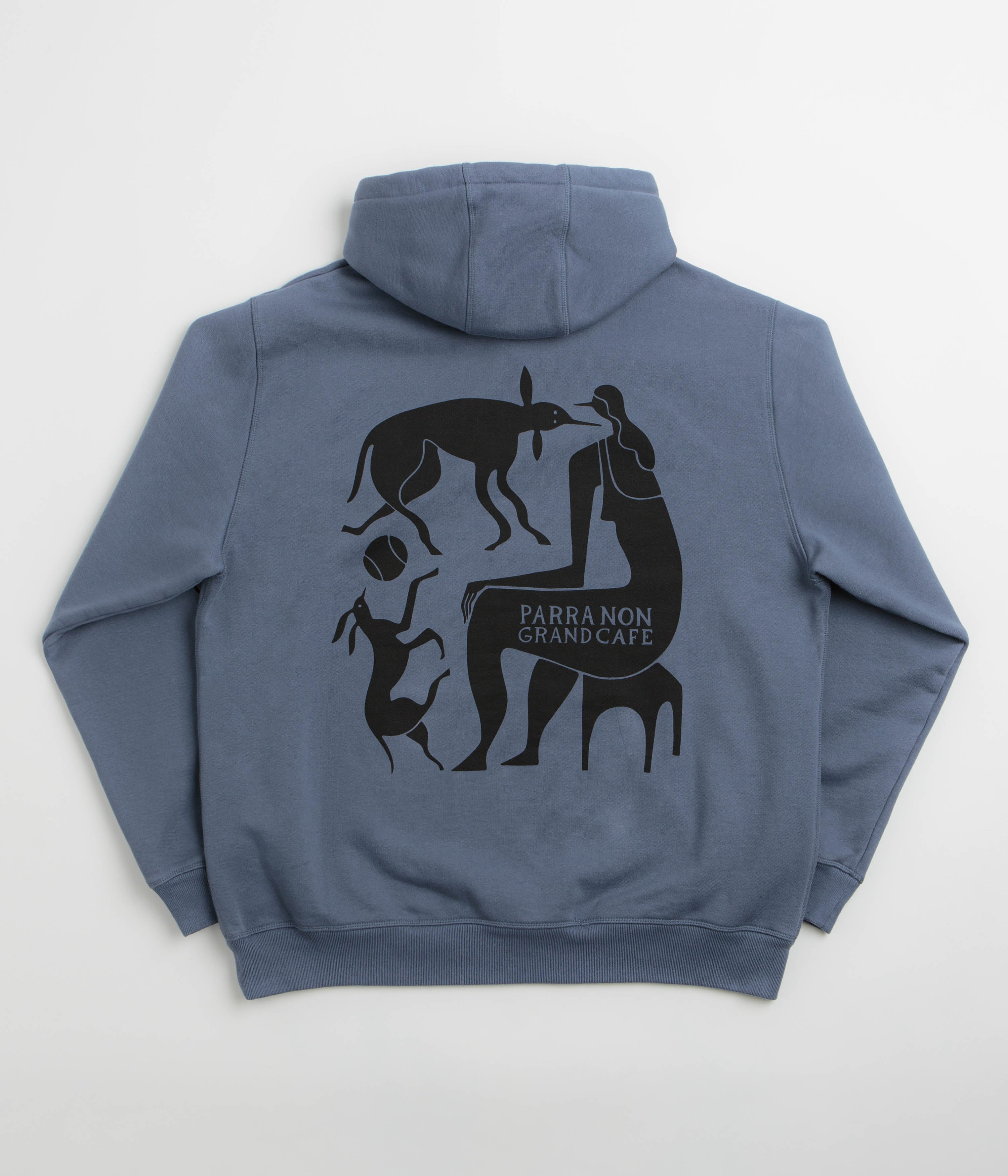 by Parra Non Grand Cafe Hoodie - Blue