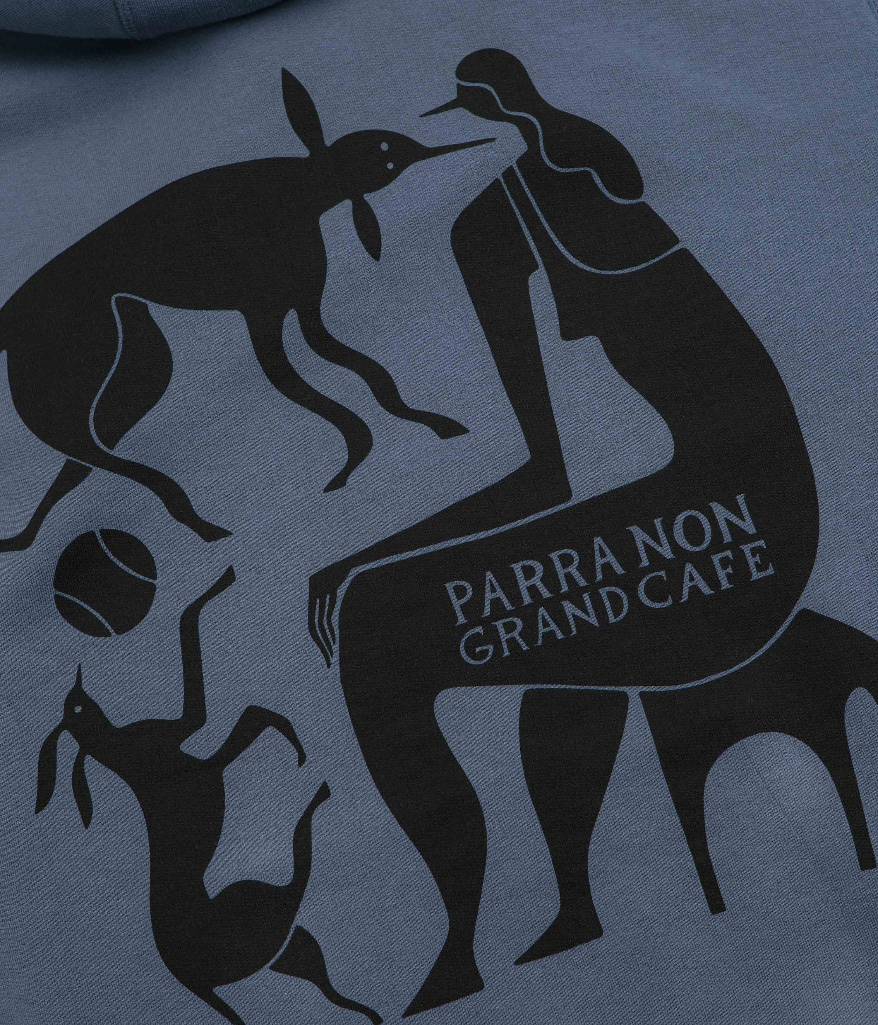 by Parra Non Grand Cafe Hoodie - Blue